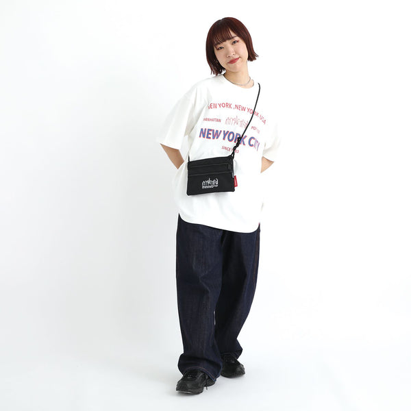 Manhattan Portage ( マンハッタンポーテージ ) Triple Zipper Pouch ポーチ | ショルダーバッグ | 2way | 便利 | 小物 | アウトドア | キャンプ | 散歩 | スマート | コンパクト | 薄い | 薄型 | TRIPLEZIPPOUCH