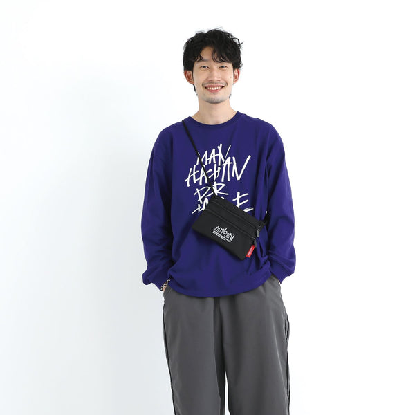 Manhattan Portage ( マンハッタンポーテージ ) Triple Zipper Pouch ポーチ | ショルダーバッグ | 2way | 便利 | 小物 | アウトドア | キャンプ | 散歩 | スマート | コンパクト | 薄い | 薄型 | TRIPLEZIPPOUCH