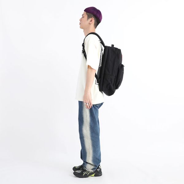 Manhattan Portage ( マンハッタンポーテージ ) Townsend Backpack バックパック | リュック | リュックサック | 通勤 | 通学 | ブラック | 黒色 | アウトドア | キャンプ | シンプル | パソコン収納 | 25L