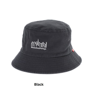 Manhattan Portage ( マンハッタンポーテージ ) Washed Twill Bucket Hat | ハット | 帽子 | 日よけ | シンプル | ロゴ | コットン | バケットハット | バケハ | まんはったんぽーてーじ | コットンツイル | MP320