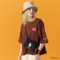 Manhattan Portage ( マンハッタンポーテージ ) DOUBLE ZIPPER POUCH MIFFY 70TH | ミッフィー | コラボ | バッグ | コンパクト | 薄型 | ブラック | DZPMF70 | サコッシュ | シンプル | お出かけ | 散歩 | 身軽 | アウトドア | レジャー