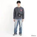 Manhattan Portage ( マンハッタンポーテージ ) DOUBLE ZIPPER POUCH MIFFY 70TH | ミッフィー | コラボ | バッグ | コンパクト | 薄型 | ブラック | DZPMF70 | サコッシュ | シンプル | お出かけ | 散歩 | 身軽 | アウトドア | レジャー