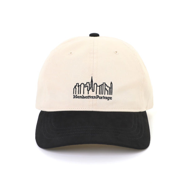 Manhattan Portage ( マンハッタンポーテージ ) Pigment Twill Suede Visor6P Cap | 帽子 | キャップ | シンプル | ツイル素材 | ロゴ | 刺繍 | オシャレ | お出かけ | カジュアル | ユニセックス | MP338 | まんはったんぽーてーじ