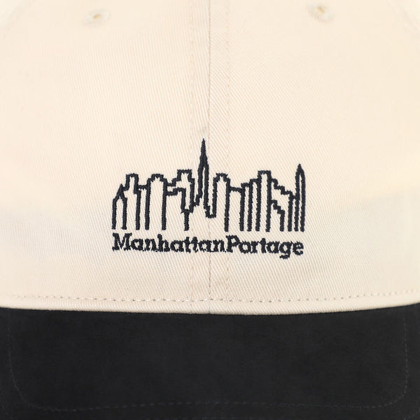 Manhattan Portage ( マンハッタンポーテージ ) Pigment Twill Suede Visor6P Cap | 帽子 | キャップ | シンプル | ツイル素材 | ロゴ | 刺繍 | オシャレ | お出かけ | カジュアル | ユニセックス | MP338 | まんはったんぽーてーじ
