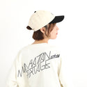 Manhattan Portage ( マンハッタンポーテージ ) Pigment Twill Suede Visor6P Cap | 帽子 | キャップ | シンプル | ツイル素材 | ロゴ | 刺繍 | オシャレ | お出かけ | カジュアル | ユニセックス | MP338 | まんはったんぽーてーじ