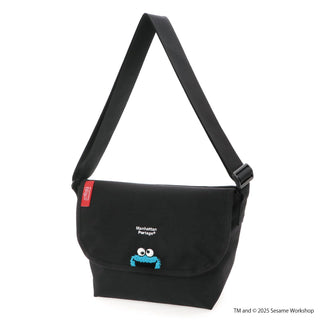 Manhattan Portage ( マンハッタンポーテージ ) NYLON MESSENGER BAG JR ( SM ) BP W/DIV MGNT 500D CORDURA SESAME ST | セサミストリート | クッキーモンスター | バッグ | ショルダーバッグ | MP1605JRBPDMGNTSST | まんはったんぽーてーじ
