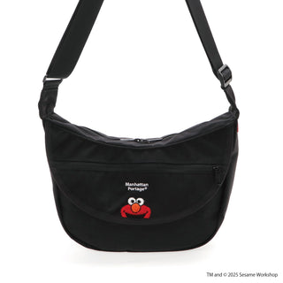 Manhattan Portage ( マンハッタンポーテージ ) DUET SHOULDER BAG FZP MGNT 500D CORDURA SESAME ST | ショルダーバッグ | バッグ | 小型 | コラボ | 刺繍 | セサミストリート | MP2409FZPMGNTSST