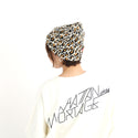 Manhattan Portage ( マンハッタンポーテージ ) Leopard Jacquard Knit Watch | 帽子 | ニット帽 | ビーニー | 冬 | オシャレ | レオパード | ニット帽 | 刺繍 | ヒョウ柄 | MP351 | まんはったんぽーてーじ