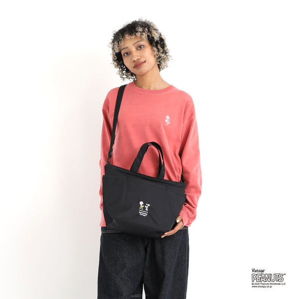 Manhattan Portage ( マンハッタンポーテージ ) WHITESTONE TOTE BAG FLIGHT NYLON BACKING PEANUTS 25 | バッグ | ショルダーバッグ | ナイロン | コラボ | アウトドア | MP1360PNS25 | キャンプ | お出かけ | レジャー | スヌーピー | チャーリー・ブラウン
