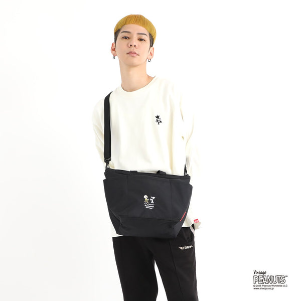 Manhattan Portage ( マンハッタンポーテージ ) WHITESTONE TOTE BAG FLIGHT NYLON BACKING PEANUTS 25 | バッグ | ショルダーバッグ | ナイロン | コラボ | アウトドア | MP1360PNS25 | キャンプ | お出かけ | レジャー | スヌーピー | チャーリー・ブラウン