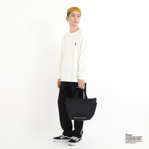 Manhattan Portage ( マンハッタンポーテージ ) WHITESTONE TOTE BAG FLIGHT NYLON BACKING PEANUTS 25 | バッグ | ショルダーバッグ | ナイロン | コラボ | アウトドア | MP1360PNS25 | キャンプ | お出かけ | レジャー | スヌーピー | チャーリー・ブラウン