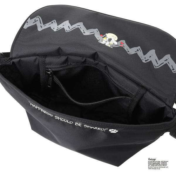 Manhattan Portage ( マンハッタンポーテージ ) NYLON MESSENGER BAG (XXS) FLIGHT NYLON BACKING BP W/DIV MGNT PEANUTS 25 | バッグ | メッセンジャーバッグ | ショルダーバッグ | MP1603BPDMGNTPNS25 | まんはったんぽーてーじ | お出かけ