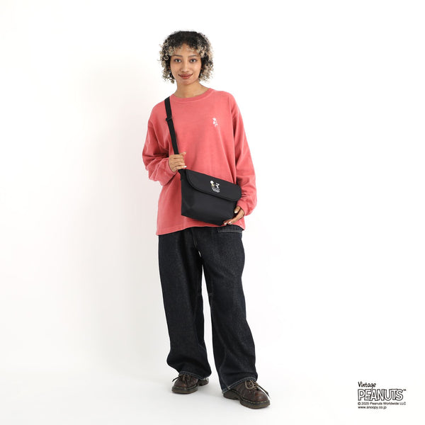Manhattan Portage ( マンハッタンポーテージ ) NYLON MESSENGER BAG (XXS) FLIGHT NYLON BACKING BP W/DIV MGNT PEANUTS 25 | バッグ | メッセンジャーバッグ | ショルダーバッグ | MP1603BPDMGNTPNS25 | まんはったんぽーてーじ | お出かけ