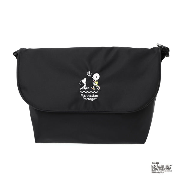 Manhattan Portage ( マンハッタンポーテージ ) CASUAL MESSENGER SLIM BP W/DIV MGNT PEANUTS 25 | ショルダーバッグ | バッグ | カバン | スヌーピー | コラボ | チャーリー・ブラウン | 1605JRSBPDMGNTPNS25 | まんはったんぽーてーじ | アウトドア | お出かけ