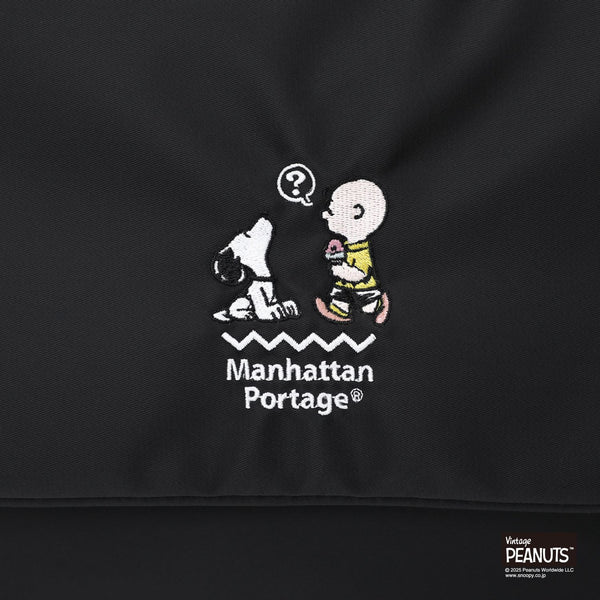 Manhattan Portage ( マンハッタンポーテージ ) CASUAL MESSENGER SLIM BP W/DIV MGNT PEANUTS 25 | ショルダーバッグ | バッグ | カバン | スヌーピー | コラボ | チャーリー・ブラウン | 1605JRSBPDMGNTPNS25 | まんはったんぽーてーじ | アウトドア | お出かけ