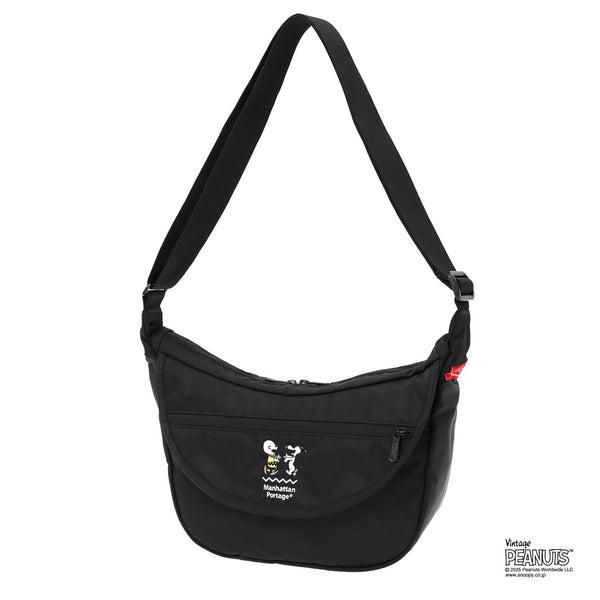 Manhattan Portage ( マンハッタンポーテージ ) DUET SHOULDER BAG FZP MGNT FLIGHT NYLON BACKING PEANUTS 25 | ショルダーバッグ | スヌーピー | チャーリー・ブラウン | コラボ | カジュアル | バッグ | カバン | MP2409FZPMGNTPNS25 | まんはったんぽーてーじ