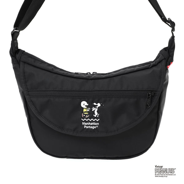Manhattan Portage ( マンハッタンポーテージ ) DUET SHOULDER BAG FZP MGNT FLIGHT NYLON BACKING PEANUTS 25 | ショルダーバッグ | スヌーピー | チャーリー・ブラウン | コラボ | カジュアル | バッグ | カバン | MP2409FZPMGNTPNS25 | まんはったんぽーてーじ