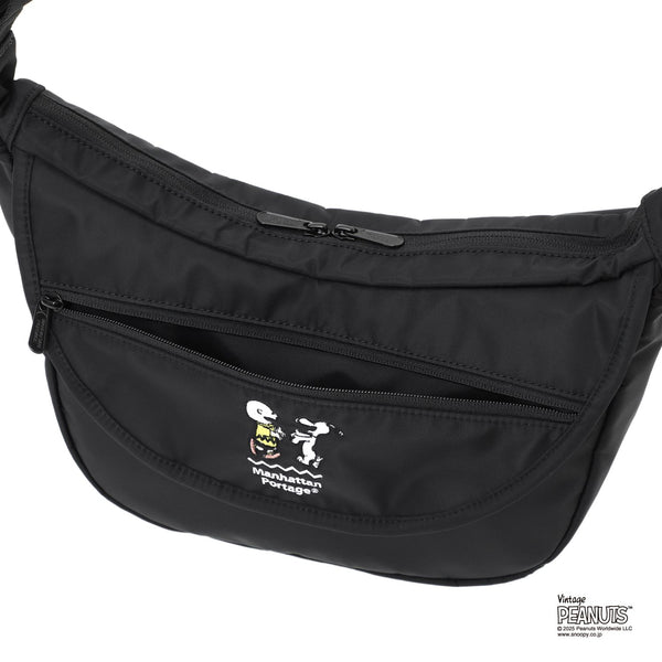 Manhattan Portage ( マンハッタンポーテージ ) DUET SHOULDER BAG FZP MGNT FLIGHT NYLON BACKING PEANUTS 25 | ショルダーバッグ | スヌーピー | チャーリー・ブラウン | コラボ | カジュアル | バッグ | カバン | MP2409FZPMGNTPNS25 | まんはったんぽーてーじ