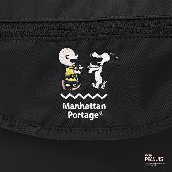 Manhattan Portage ( マンハッタンポーテージ ) DUET SHOULDER BAG FZP MGNT FLIGHT NYLON BACKING PEANUTS 25 | ショルダーバッグ | スヌーピー | チャーリー・ブラウン | コラボ | カジュアル | バッグ | カバン | MP2409FZPMGNTPNS25 | まんはったんぽーてーじ