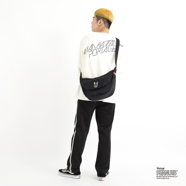 Manhattan Portage ( マンハッタンポーテージ ) DUET SHOULDER BAG FZP MGNT FLIGHT NYLON BACKING PEANUTS 25 | ショルダーバッグ | スヌーピー | チャーリー・ブラウン | コラボ | カジュアル | バッグ | カバン | MP2409FZPMGNTPNS25 | まんはったんぽーてーじ