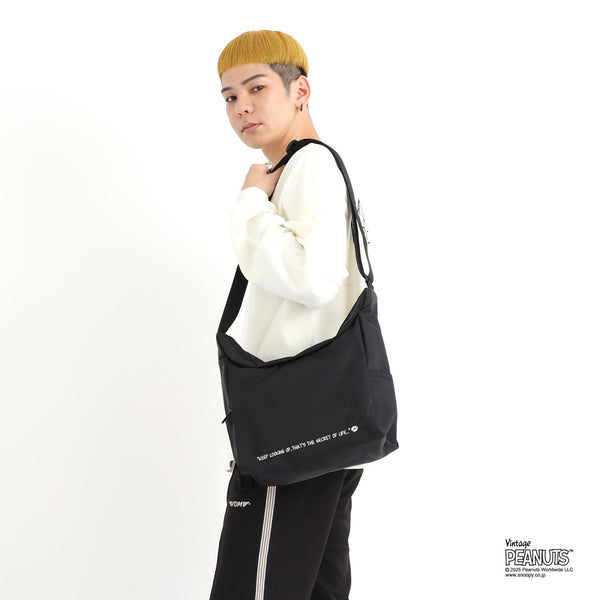 Manhattan Portage ( マンハッタンポーテージ ) BED-STUY SHOULDER BAG FLIGHT NYLON BACKING PEANUTS 25 | チャーリー・ブラウン | スヌーピー | カバン | ショルダーバッグ | バッグ | MP6041PNS25
