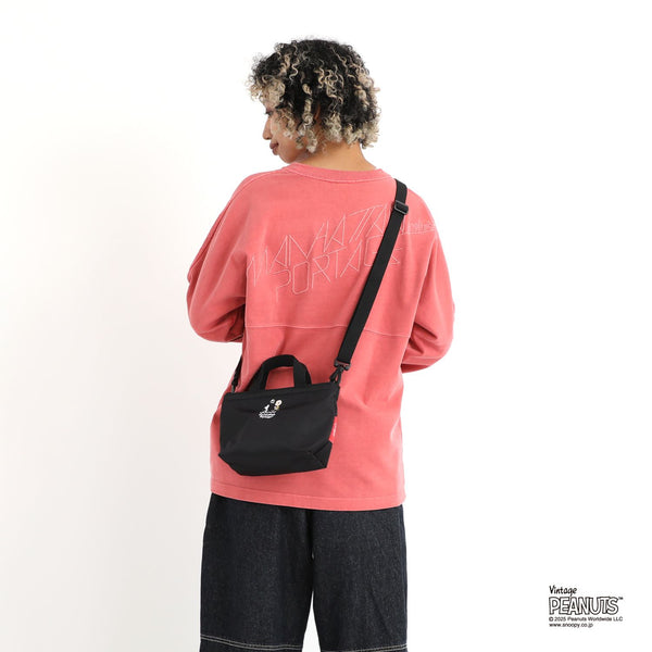 Manhattan Portage ( マンハッタンポーテージ ) MICRO PORTAGE TOTE FLIGHT NYLON BACKING PEANUTS 25 | バッグ | コラボ | スヌーピー | チャーリー・ブラウン | ショルダーバッグ | カバン | MP1381PNS25 | まんはったんぽーてーじ