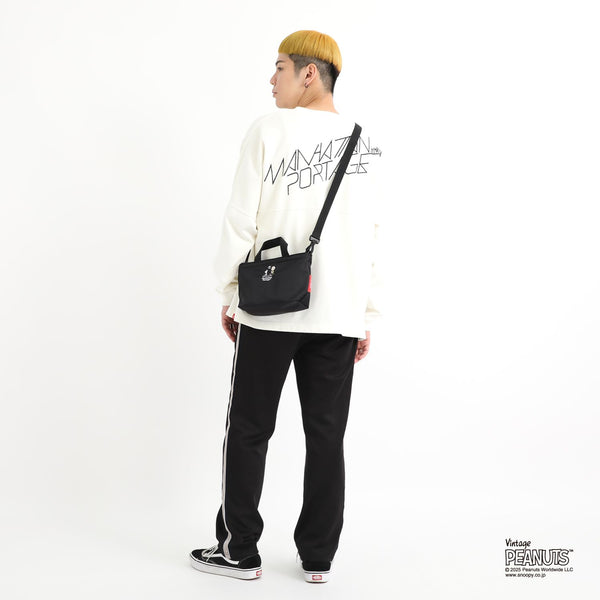 Manhattan Portage ( マンハッタンポーテージ ) MICRO PORTAGE TOTE FLIGHT NYLON BACKING PEANUTS 25 | バッグ | コラボ | スヌーピー | チャーリー・ブラウン | ショルダーバッグ | カバン | MP1381PNS25 | まんはったんぽーてーじ