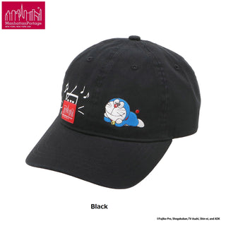 Manhattan Portage ( マンハッタンポーテージ ) Cotton Twill 6P Cap DORAEMON | ドラえもん | キャップ | ブラック | 帽子 | MP332 | オシャレ | 日よけ | サイズ調整 | まんはったんぽーてーじ