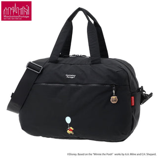 Manhattan Portage ( マンハッタンポーテージ ) PALMETTO BOSTON BAG NYLON TUSSAH QUILL 25 / POOH | プーさん | バッグ | A4サイズ | 通勤 | 通学 | シンプル | 軽量 | 旅行 | ボストンバッグ | MP1826TSPH25 | まんはったんぽーてーじ