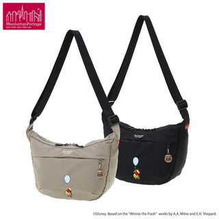 Manhattan Portage ( マンハッタンポーテージ ) DUET SHOULDER BAG NYLON TUSSAH QUILL 25 / POOH | プーさん | バッグ | ショルダーバッグ | 小型バッグ | 軽量 | 軽い | レジャー | アウトドア | お出かけ | MP2409TSPH25 | まんはったんぽーてーじ