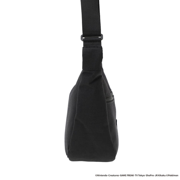 Manhattan Portage ( マンハッタンポーテージ ) DUET SHOULDER BAG Pokémon 25 | ポケモン | バッグ | カバン | かばん | ショルダーバッグ | ブラック | シンプル | MP2409PKMN25 | チャーム | 刺繍 | まんはったんぽーてーじ