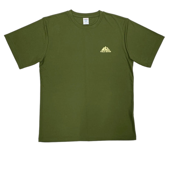 FIELD SEVEN ( フィールドセブン ) ぺぐTシャツ | 半袖 | Tシャツ | シンプル | バックプリント | 吸水速乾 | ドライ | 夏服 | 動きやすい | UVケア | アウトドア | キャンプ | レジャー