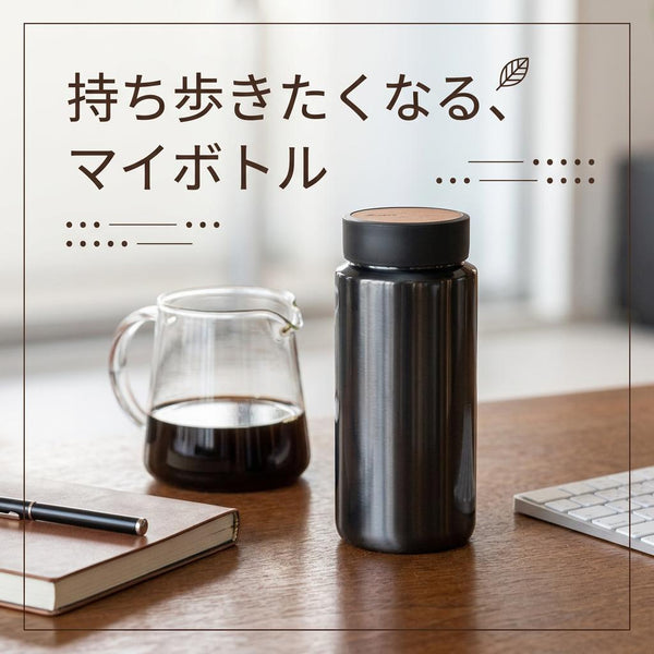 RIVERS ( リバーズ ) ドリンクボトル モク コーヒー 350 ドリンクボトル ステンレス マイボトル 水筒 保温 保冷 コーヒー タンブラー おしゃれ コンパクト アウトドア キャンプ オフィス 通勤 通学 ステンレスボトル BT035