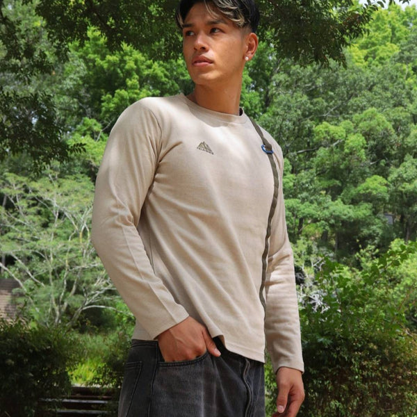 FIELD SEVEN ( フィールドセブン ) モーリーTシャツ  長袖  モールシステム  モールTシャツ  アウトドア  キャンプ  レジャー  キャンプ  キャンプウェア  メンズ  カラビナ  MOLLE  ふぃーるどせぶん