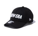 NEW ERA ( ニューエラ ) 39THIRTY ワードマークロゴ ブラック × ホワイト  13552124