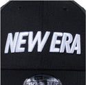 NEW ERA ( ニューエラ ) 39THIRTY ワードマークロゴ ブラック × ホワイト  13552124