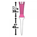 DAIYA GOLF ( ダイヤゴルフ ) エアロスパークティー ( 上部：3色カラー、下部：ホワイト TE-407 408 409 410 )