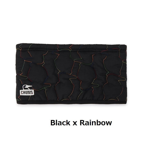 CHUMS ( チャムス ) ブービーステッチパテッドネックウォーマー | マフラー | ネックウォーマー | 防寒 | 冬 | 通勤 | 通学 | オシャレ | ワンポイント | 刺繍 | 保温 | ユニセックス | 軽い | キルティング | CH09-1349 | ちゃむす