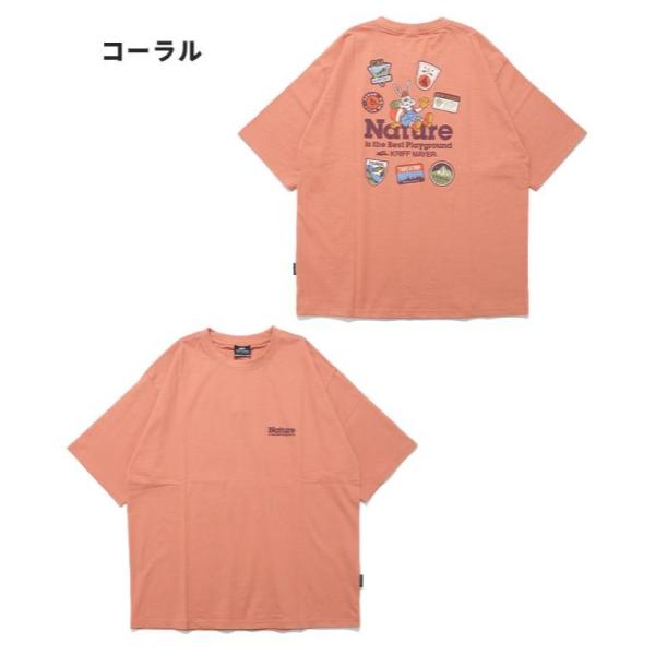 KRIFF MAYER ( クリフメイヤー ) クリフラビット半袖Tシャツ ネイチャー Tシャツ 半袖 メンズ レディース 綿100％ プリントTシャツ うさぎ アニマル カジュアル アウトドア 2556301