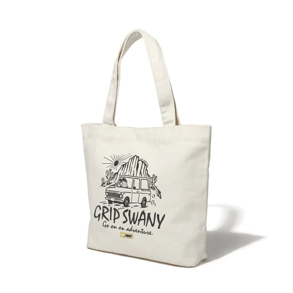 GRIP SWANY ( グリップスワニー ) 【 GSUB-166 】 BEAR TOTE BAG (S) バッグ | トートバッグ | 通勤 | 通学 | キャンプ | レジャー | BBQ | お出かけ | キャンバストートバッグ | サブバッグ | コットン | かばん | ぐりっぷすわにー