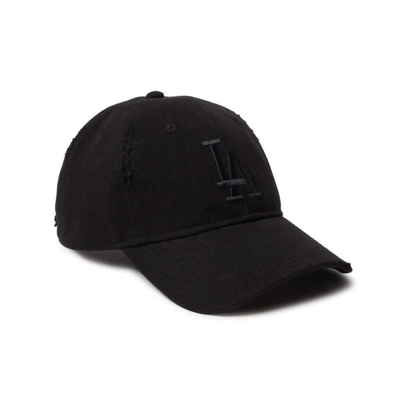NEW ERA ( ニューエラ ) 9TWENTY Damaged Series ロサンゼルス ・ ドジャース ブラック | 帽子 | キャップ | 日よけ | アウトドア | キャンプ | レジャー | クロスストラップ | ユニセックス | コットン | 黒色 | オシャレ | シンプル