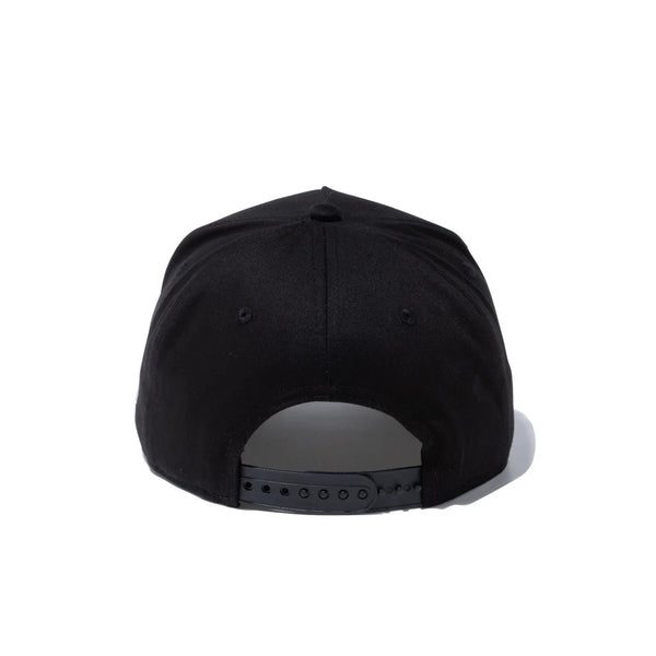 NEW ERA ( ニューエラ ) 9FORTY A-Frame ボックスロゴ ブラック × ホワイト | 帽子 | キャップ | 日よけ | 14525033 | アウトドア | キャンプ | お出かけ | ユニセックス | 定番 | スナップバック | にゅーえら