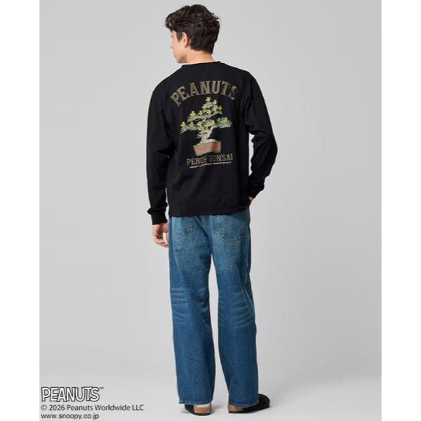 KRIFF MAYER ( クリフメイヤー ) スヌーピー刺繍ロンT ( 盆栽 ) MENS | 2537808 | メンズ | ウェア |アパレル | 長袖 | Tシャツ | ロンT | コラボ | スヌーピー | ウッドストック | オシャレ | カジュアル | くりふめいやー