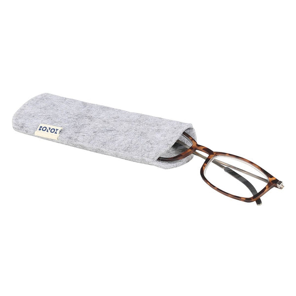 DULTON ( ダルトン ) READING GLASSES THIN DEMI/SV リーディング グラス | 老眼鏡 | メガネ | 薄型 | スクエア | コンパクト | メガネケース | フェルトケース | YGF155DMS | だるとん