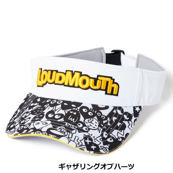 LOUDMOUTH ( ラウドマウス ) ユニセックス サンバイザー | ゴルフ | 軽量 | 日よけ | オシャレ | 派手 | 個性的 | らうどまうす | バイザー | 765901