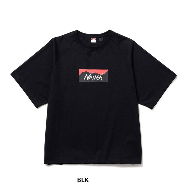 NANGA ( ナンガ ) ECO HYBRID BOX LOGO LOOSE FIT TEE UNISEX エコハイブリッドボックスロゴルーズフィットティー | 半袖シャツ | シャツ | シンプル | ロゴ | 夏服 | ゆったり | 定番 | なんが