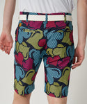 【 SALE 】 LOUDMOUTH ( ラウドマウス ) メンズ ストレッチツイル 柄ショートパンツ | ゴルフ | ウェア | 半ズボン | ハーフパンツ | パンツ | 吸汗速乾 | UV　| ストレッチ | 764305 | らうどまうす