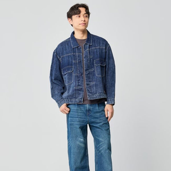 KRIFF MAYER ( クリフメイヤー ) エアーライトデニムジャケット | MENS | メンズ | 2545101 | ジャケット | デニム | 軽量 | 軽い | 通気性 | 羽織る | アウター | 春服 | 綿100% | インディゴ | くりふめいやー | カジュアル | オシャレ