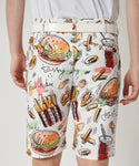 【 SALE 】 LOUDMOUTH ( ラウドマウス ) メンズ ストレッチツイル 柄ショートパンツ | ゴルフ | ウェア | 半ズボン | ハーフパンツ | パンツ | 吸汗速乾 | UV　| ストレッチ | 764305 | らうどまうす