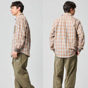 KRIFF MAYER ( クリフメイヤー ) 袖リブハッピーシャツ | MENS | 2536301 | 長袖シャツ | 長袖 | ウェア | メンズ | 春 | ストライプ | チェック | トップス | インナー | アウトドア | お出かけ | 胸ポケット | くりふめいやー | カジュアル